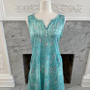 COVER-UP / DRESS NWOT AQUA BLUE BEAUTIFUL